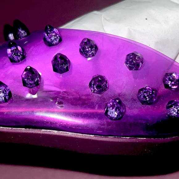 New Carvela Lápiz Clear Studded Sling Pumps - Picture 14 of 15